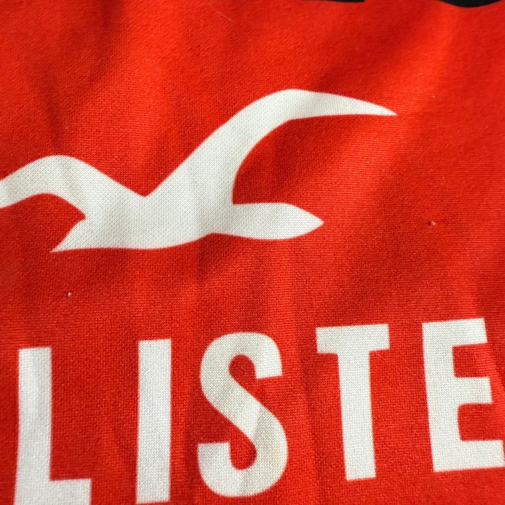 YXL Red Long Sleeve Fishing Shirt Ford Yeti Vans Hollister Sabian Mens - Picture 11 of 11